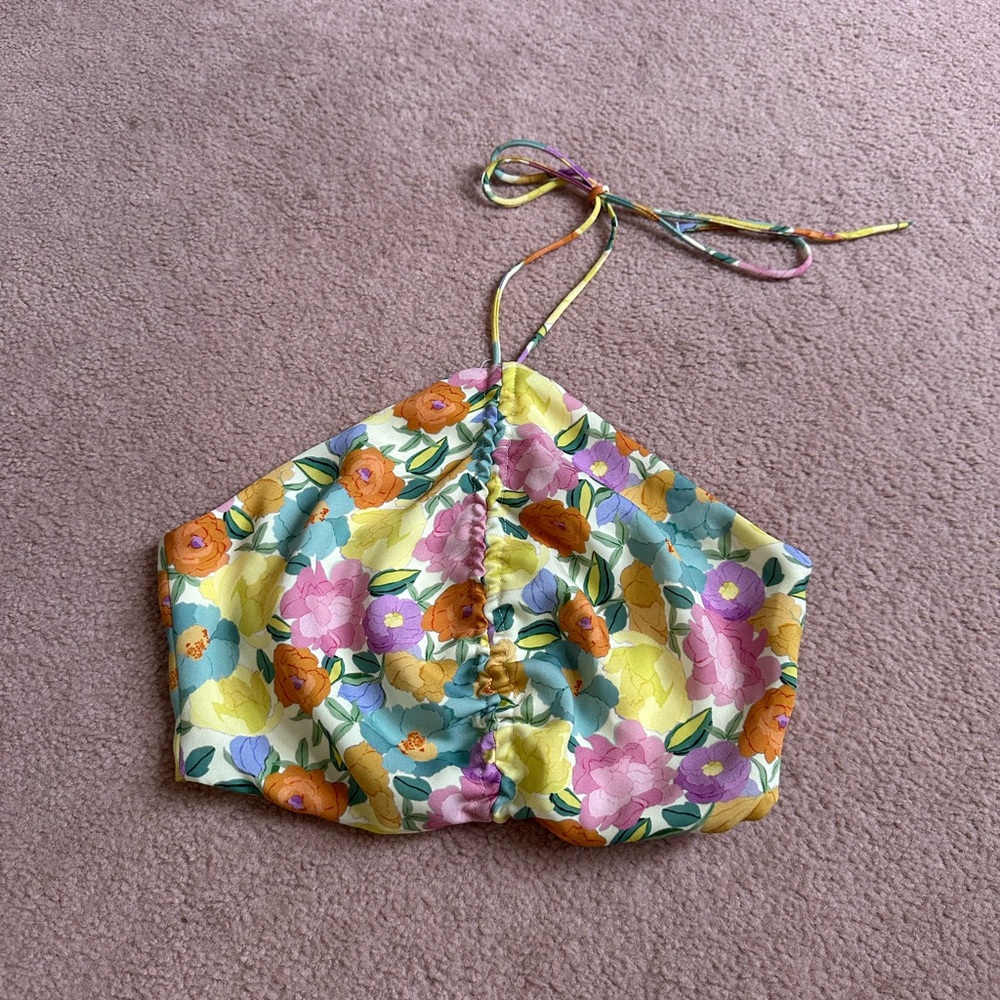 Floral Halter Top